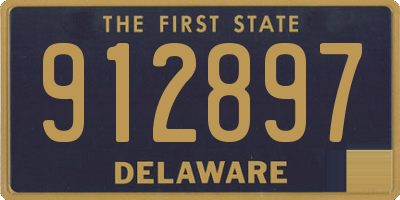DE license plate 912897