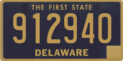 DE license plate 912940