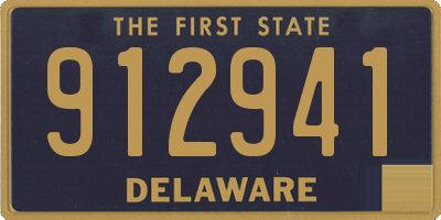 DE license plate 912941