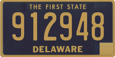DE license plate 912948