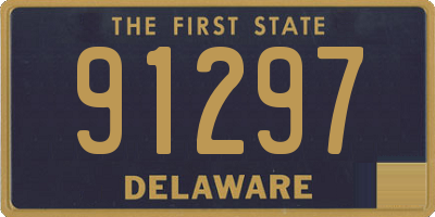 DE license plate 91297