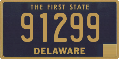 DE license plate 91299