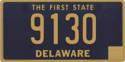 DE license plate 9130