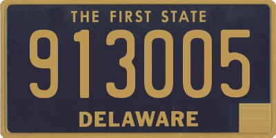 DE license plate 913005