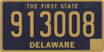 DE license plate 913008