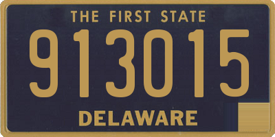 DE license plate 913015
