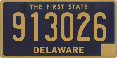 DE license plate 913026