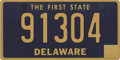 DE license plate 91304