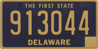 DE license plate 913044