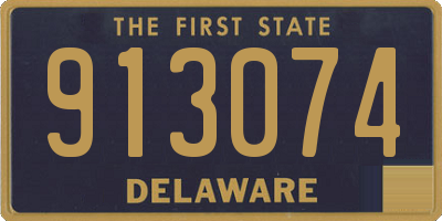 DE license plate 913074