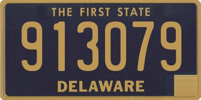 DE license plate 913079