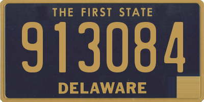 DE license plate 913084