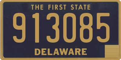 DE license plate 913085