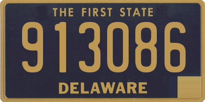 DE license plate 913086