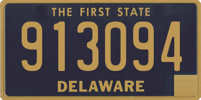 DE license plate 913094