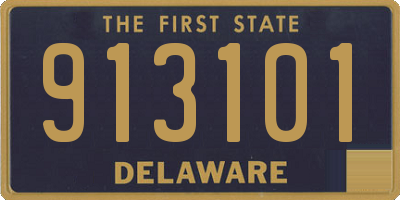 DE license plate 913101