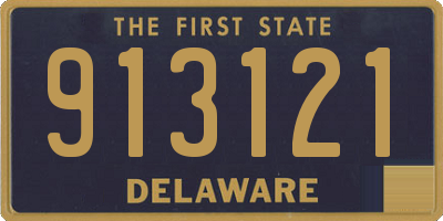 DE license plate 913121