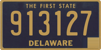 DE license plate 913127