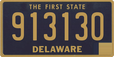 DE license plate 913130