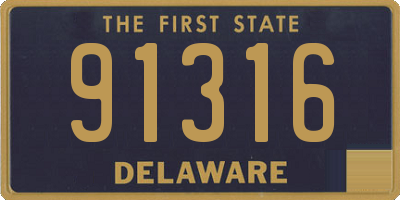 DE license plate 91316