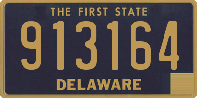 DE license plate 913164