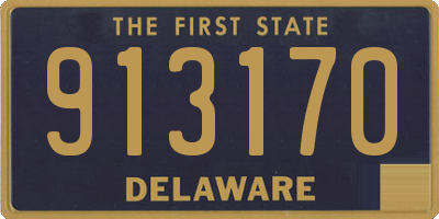DE license plate 913170