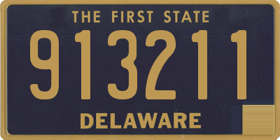 DE license plate 913211