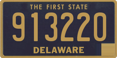 DE license plate 913220