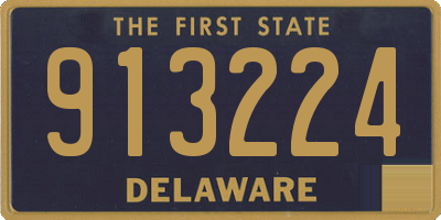 DE license plate 913224