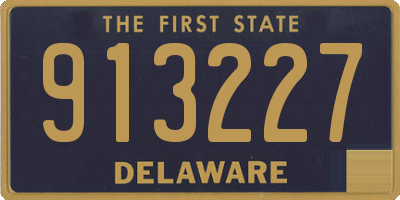 DE license plate 913227