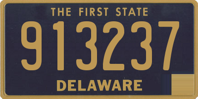 DE license plate 913237