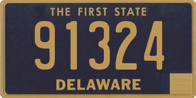 DE license plate 91324