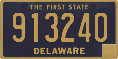 DE license plate 913240