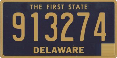 DE license plate 913274