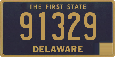 DE license plate 91329