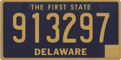 DE license plate 913297