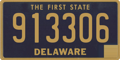 DE license plate 913306