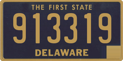 DE license plate 913319