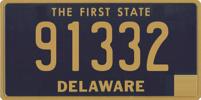 DE license plate 91332