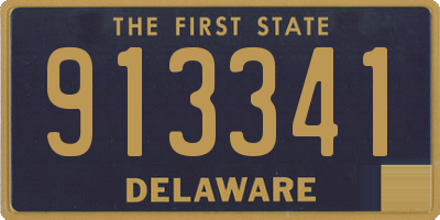 DE license plate 913341