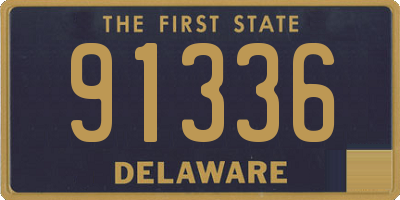 DE license plate 91336