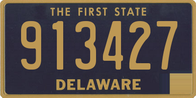 DE license plate 913427