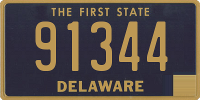 DE license plate 91344