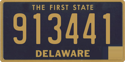 DE license plate 913441