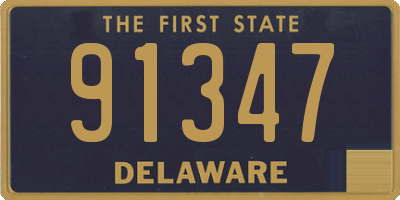 DE license plate 91347