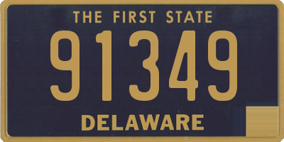DE license plate 91349