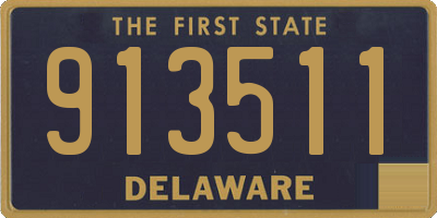 DE license plate 913511