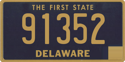 DE license plate 91352