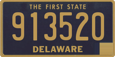 DE license plate 913520