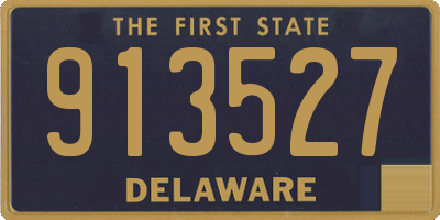 DE license plate 913527